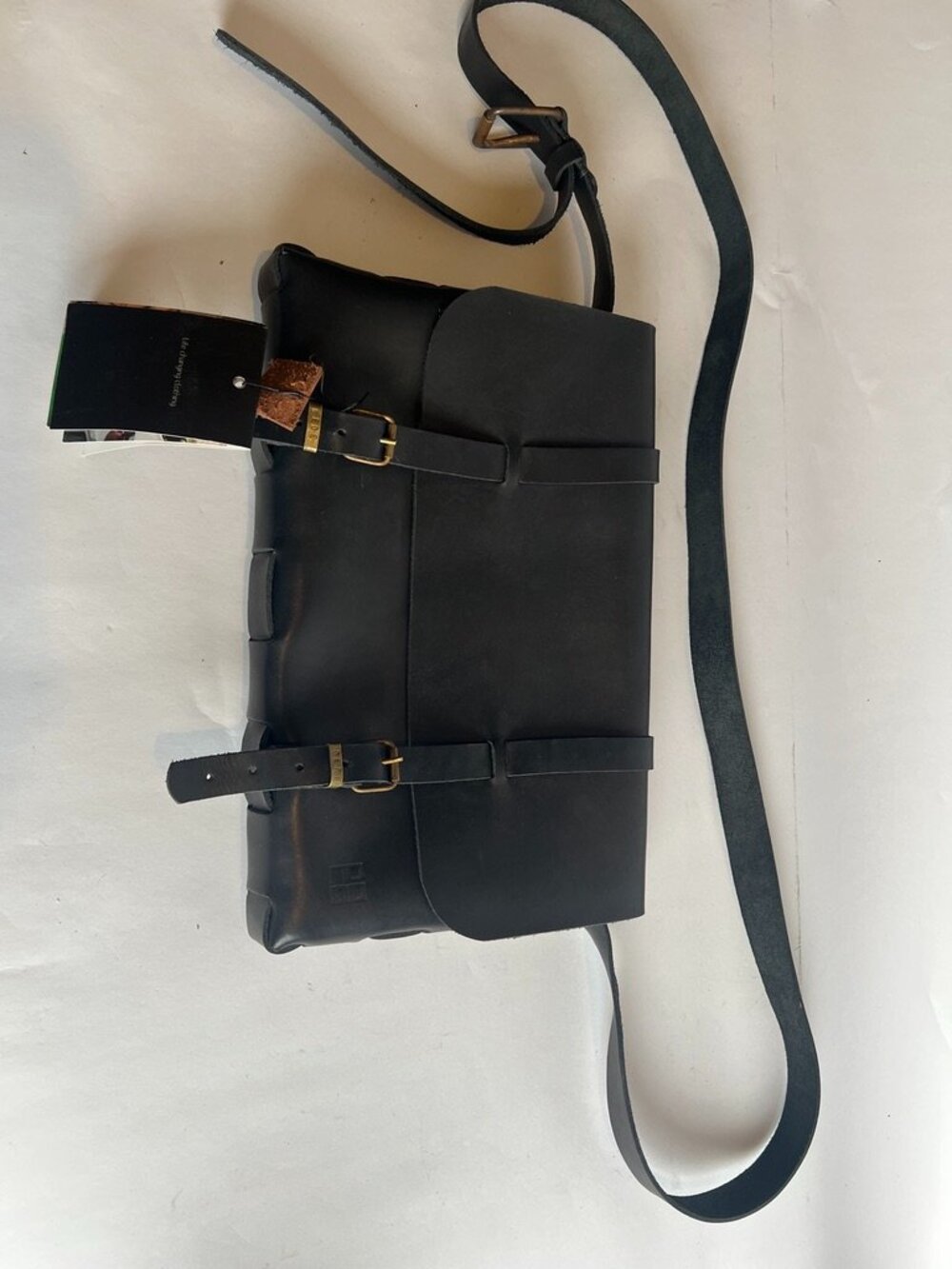 Beautiful BOHO style DECE handmade leather messenger bag